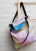 All-Over Print Large Tote Bag w/ Pocket - Image 2