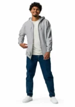 Unisex Heavy Blend Zip Hoodie | Gildan 18600 - Image 3