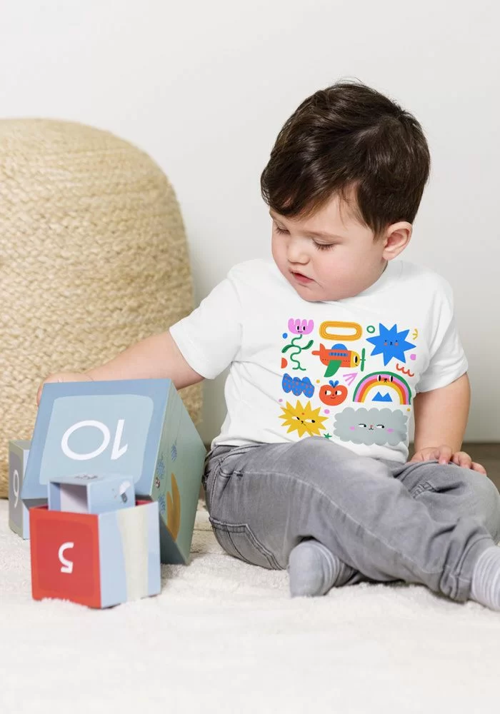 915e06309f12c0ce27fe71b5f3916df4_l 3001B Baby Jersey Short Sleeve Tee - Image 1