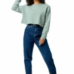 7503 Women's Fleece Crop Sweatshirt