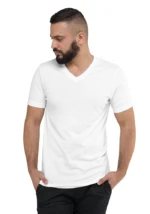 3005 Unisex Short Sleeve V-Neck Jersey Tee