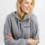 7502 Women's Fleece Crop Hoodie