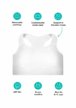 All-Over Print Padded Sports Bra - Image 6