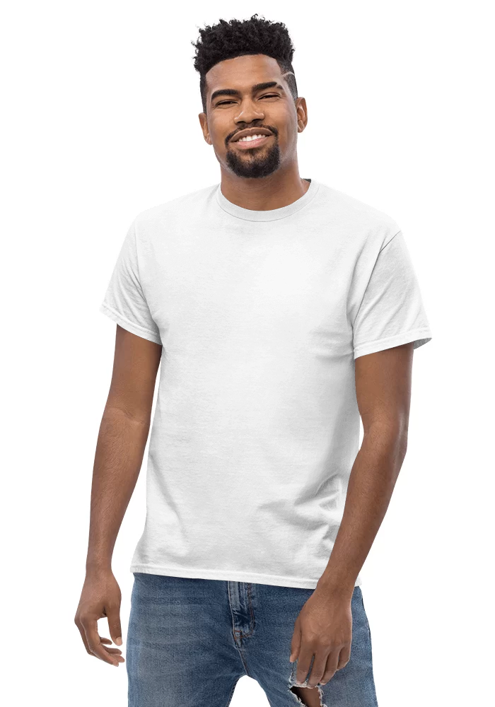 b41c59291b1a0d47fb45d54550cbf637_l Men’s Classic Tee Gildan 5000 - Image 1
